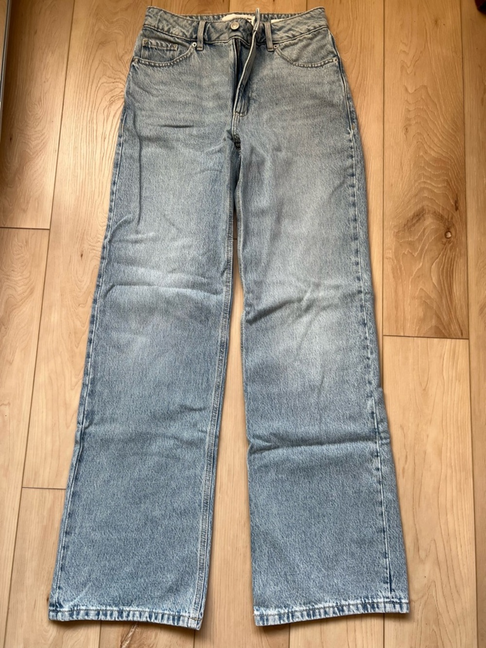 Dynamite Light Blue Wide-Leg Jeans